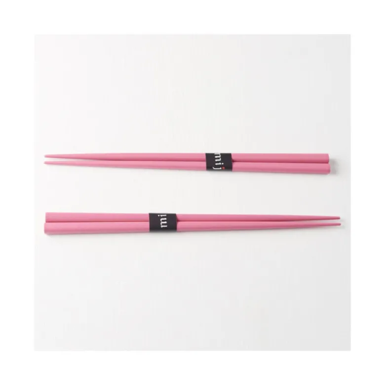 Japansk Spisepinde Sæt 23cm Pink Lak