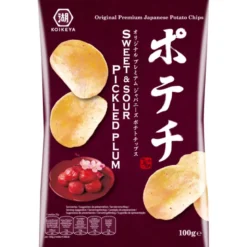 STOP MADSPILD (BEDST FØR: 10/07/26) - Koikeya Potato Sweet & Sour Umeboshi Chips